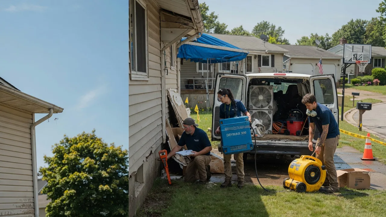 Ceiling Leak Cleanup in Jackson, WI near me